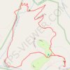 Crabtree Falls Loop Trail in Pisgah National Forest trail, distance, elevation, map, profile, GPS track