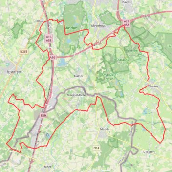 Rondje ATB trail, distance, elevation, map, profile, GPS track