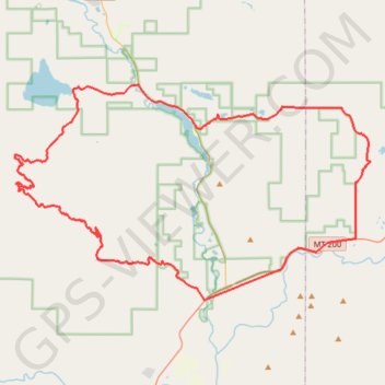 Clearwater River Loop trail, distance, elevation, map, profile, GPS track