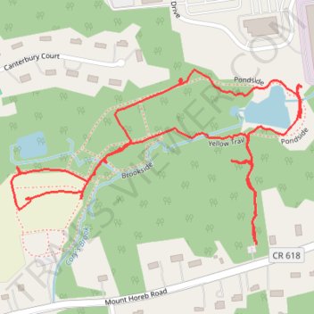 George Dealaman Nature Park loop trails trail, distance, elevation, map, profile, GPS track