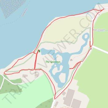 The Spinneys trail, distance, elevation, map, profile, GPS track
