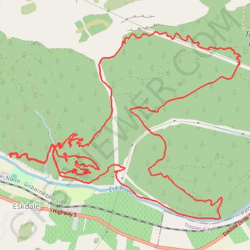 Eskdale trail, distance, elevation, map, profile, GPS track