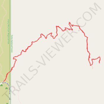 Wind Cave Trail in Tonto National Forest trail, distance, elevation, map, profile, GPS track