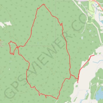 Mount Ida Loop trail, distance, elevation, map, profile, GPS track