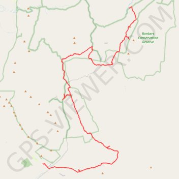 Flinders Ranges National Park trail, distance, elevation, map, profile, GPS track