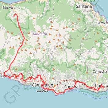 Passeio aniversario nsr trail, distance, elevation, map, profile, GPS track