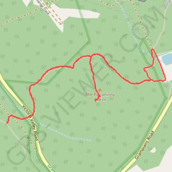 The Piccaninny trail, distance, elevation, map, profile, GPS track