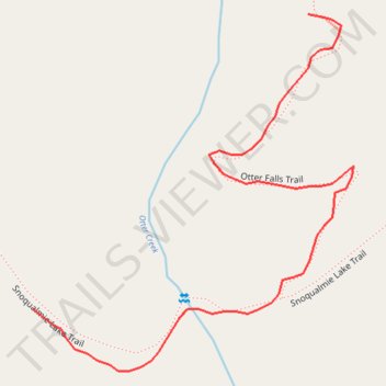 Otter Falls Trails trail, distance, elevation, map, profile, GPS track
