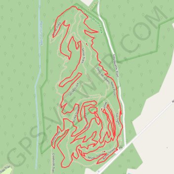 Beechworth Mountain Bike Circuit trail, distance, elevation, map, profile, GPS track