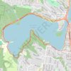 Narrabeen Lagoon trail, distance, elevation, map, profile, GPS track