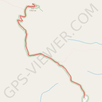 Hurricane Hill Nature Trail in Olympic National Park trail, distance, elevation, map, profile, GPS track