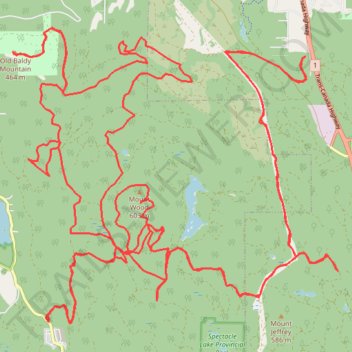 Fun enduro or dual sport tracks in the Oliphant area trail, distance, elevation, map, profile, GPS track