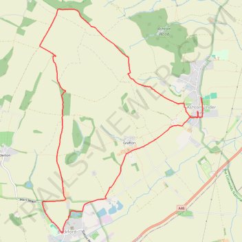 Ashton Under Hill trail, distance, elevation, map, profile, GPS track