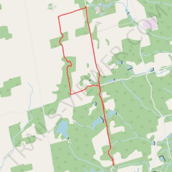 Bruce Trail Duffering Hi-Lands Prince of Wales Honeywood section trail, distance, elevation, map, profile, GPS track