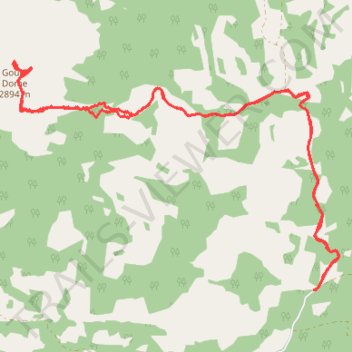 Gould Dome trail, distance, elevation, map, profile, GPS track