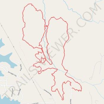 Creekside Loop and Leatherwood Loop trails trail, distance, elevation, map, profile, GPS track