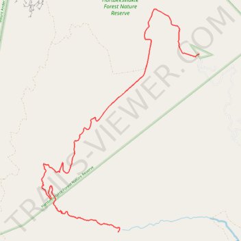 Fanie Botha Maritzbos Hut to Stables Hut trail, distance, elevation, map, profile, GPS track