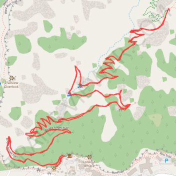 Bright Angel Trail to 3-Mile Resthouse trail, distance, elevation, map, profile, GPS track