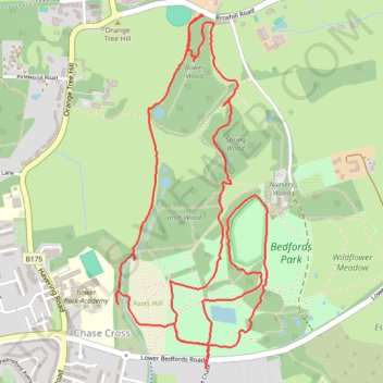 Lunch Walk trail, distance, elevation, map, profile, GPS track