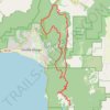 Tahoe Rim Trail (TRT) - Marlette Peak - Incline Flume trail, distance, elevation, map, profile, GPS track
