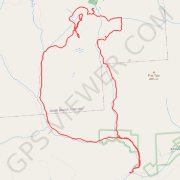 Stony Brook Loop Hike trail, distance, elevation, map, profile, GPS track