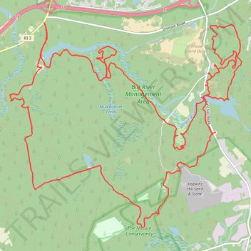 Big River trails trail, distance, elevation, map, profile, GPS track