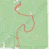 Teneriffe Falls Trail in Mount Si Natural Resources Conservation Area trail, distance, elevation, map, profile, GPS track