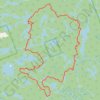 Queen Elizabeth II Wildlands Provincial Park trail, distance, elevation, map, profile, GPS track