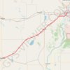 Rosetown - Saskatoon trail, distance, elevation, map, profile, GPS track