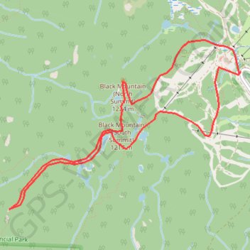 Eagleridge Bluffs - Black Mountain trail, distance, elevation, map, profile, GPS track