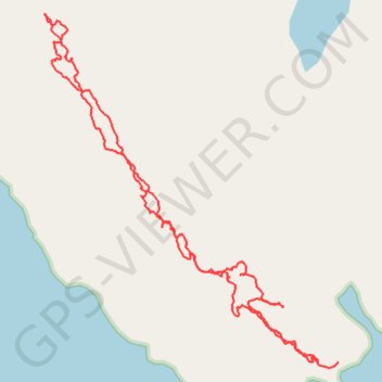Gloomy Knob Hike trail, distance, elevation, map, profile, GPS track