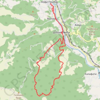 Lisa stena trail, distance, elevation, map, profile, GPS track