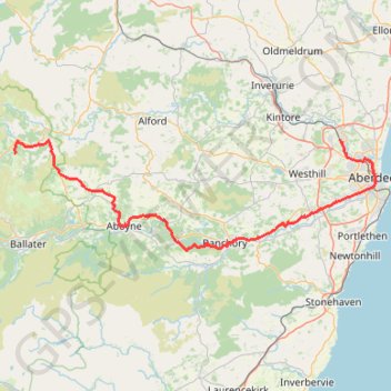 Ride along the River Dee trail, distance, elevation, map, profile, GPS track