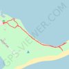 St. Andrews State Park trail, distance, elevation, map, profile, GPS track