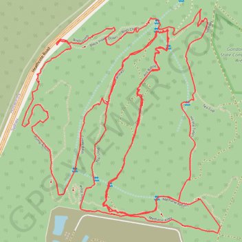 Heathcote MTB Loop trail, distance, elevation, map, profile, GPS track