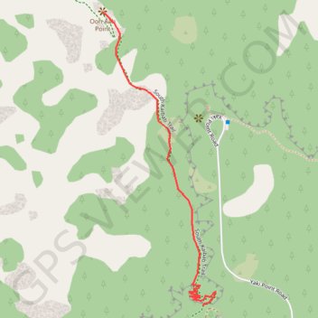 Ooh Aah Point trail, distance, elevation, map, profile, GPS track