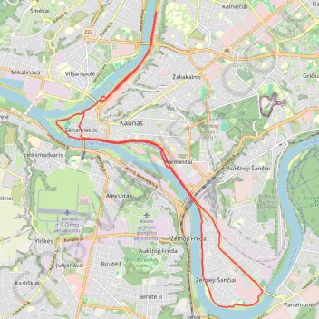 Trails.lt route trail, distance, elevation, map, profile, GPS track