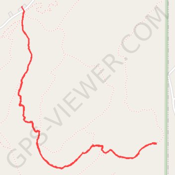 King's Chair Overlook via Red and Blue Trails in Oak Mountain State Park trail, distance, elevation, map, profile, GPS track