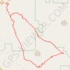 Chariot Mountain Loop via Oriflamme Canyon trail, distance, elevation, map, profile, GPS track