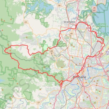 Mountains to Mangroves trail, distance, elevation, map, profile, GPS track