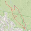 Skull Rock and Temescal Falls Loop in Topanga State Park trail, distance, elevation, map, profile, GPS track