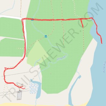Walk to Bungo River trail, distance, elevation, map, profile, GPS track