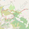 Etang de Gialicatapiano depuis le Verghello trail, distance, elevation, map, profile, GPS track