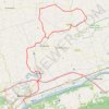 Bike from Bloomsburg trail, distance, elevation, map, profile, GPS track