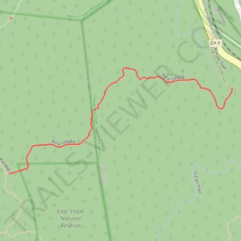 Pina Colada Trail trail, distance, elevation, map, profile, GPS track