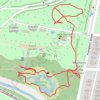 Maymount Park Japanese Garden Loop trail, distance, elevation, map, profile, GPS track