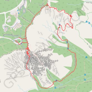 Queen Victoria Loop via Queen's Garden Trail and Navajo Trail trail, distance, elevation, map, profile, GPS track