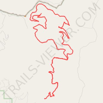 Bushwhacking above Frenchtown trail, distance, elevation, map, profile, GPS track