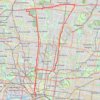 Melbourne Bike Ride trail, distance, elevation, map, profile, GPS track