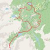 Bear Lake to Timberline Falls Loop trail, distance, elevation, map, profile, GPS track